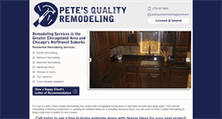 Desktop Screenshot of petesqualityremodeling.com